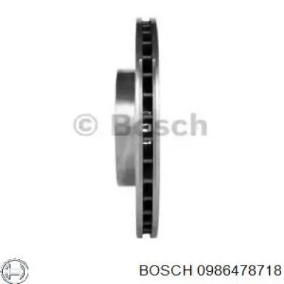 0986478718 Bosch freno de disco delantero