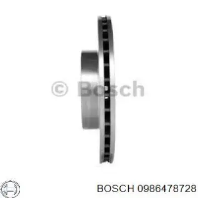 0986478728 Bosch freno de disco delantero