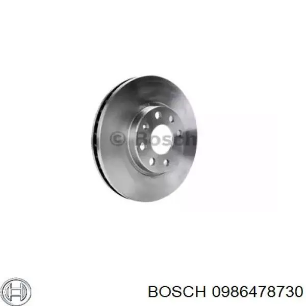 0 986 478 730 Bosch disco de freno delantero