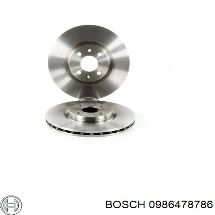 0 986 478 786 Bosch disco de freno delantero