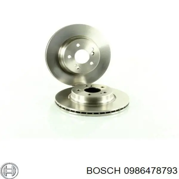 0 986 478 793 Bosch disco de freno trasero