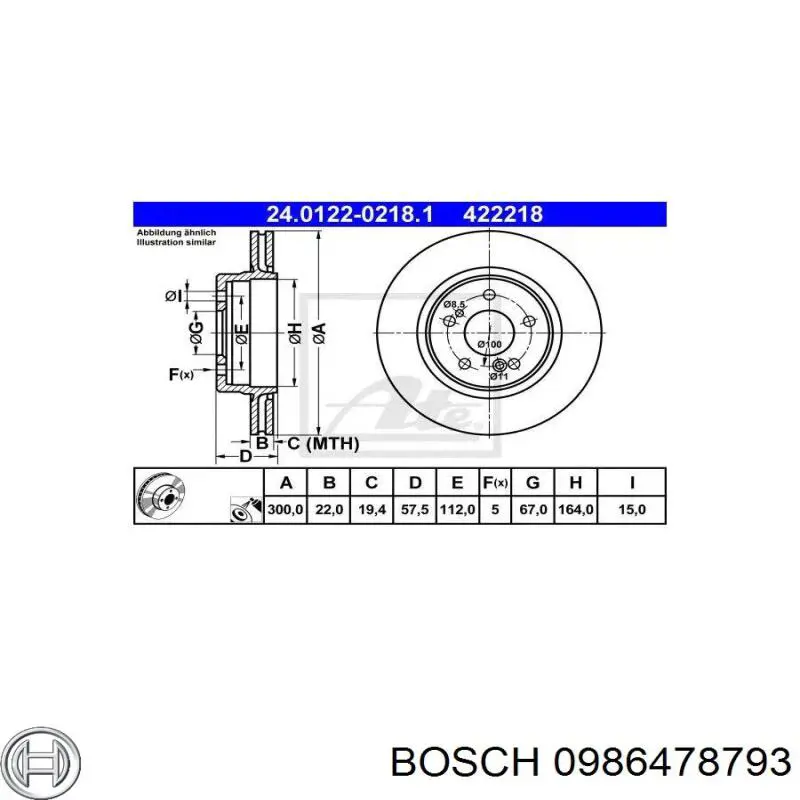 Disco de freno trasero Mercedes A1294230312 precio, desde 68,06 EUR