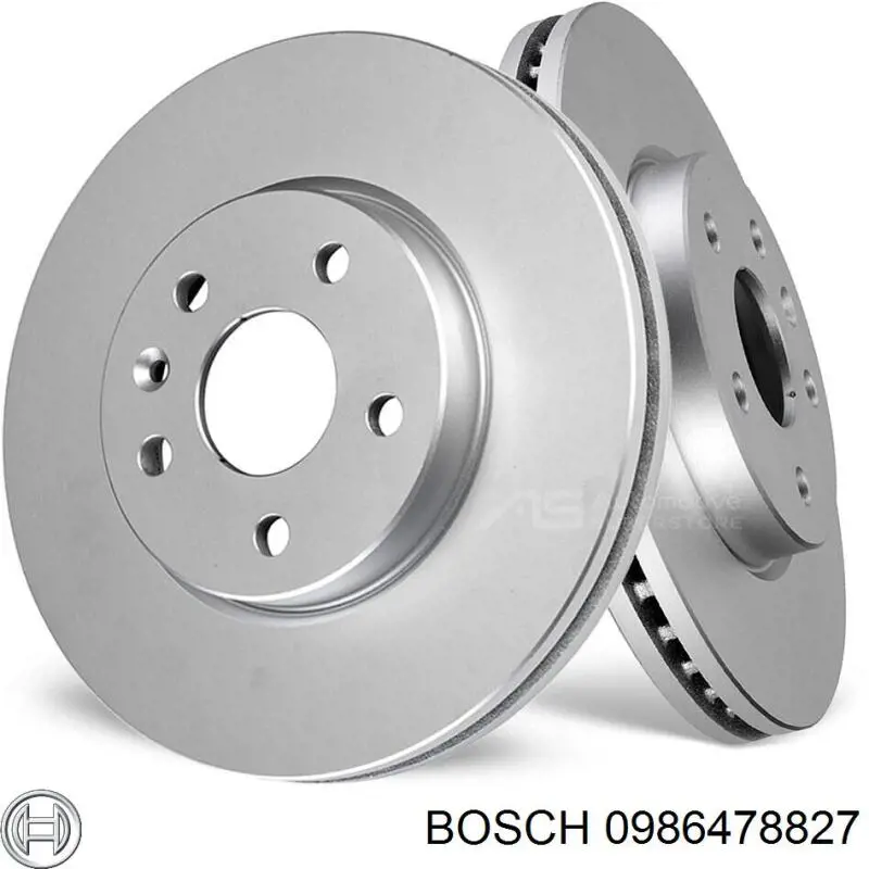 0 986 478 827 Bosch disco de freno delantero