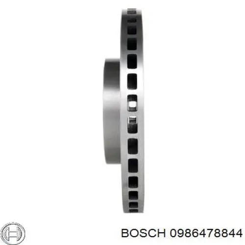 0986478844 Bosch disco de freno delantero
