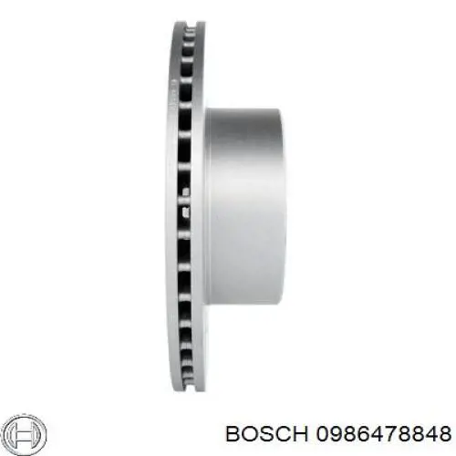 0986478848 Bosch disco de freno delantero