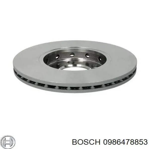 0986478853 Bosch disco de freno delantero