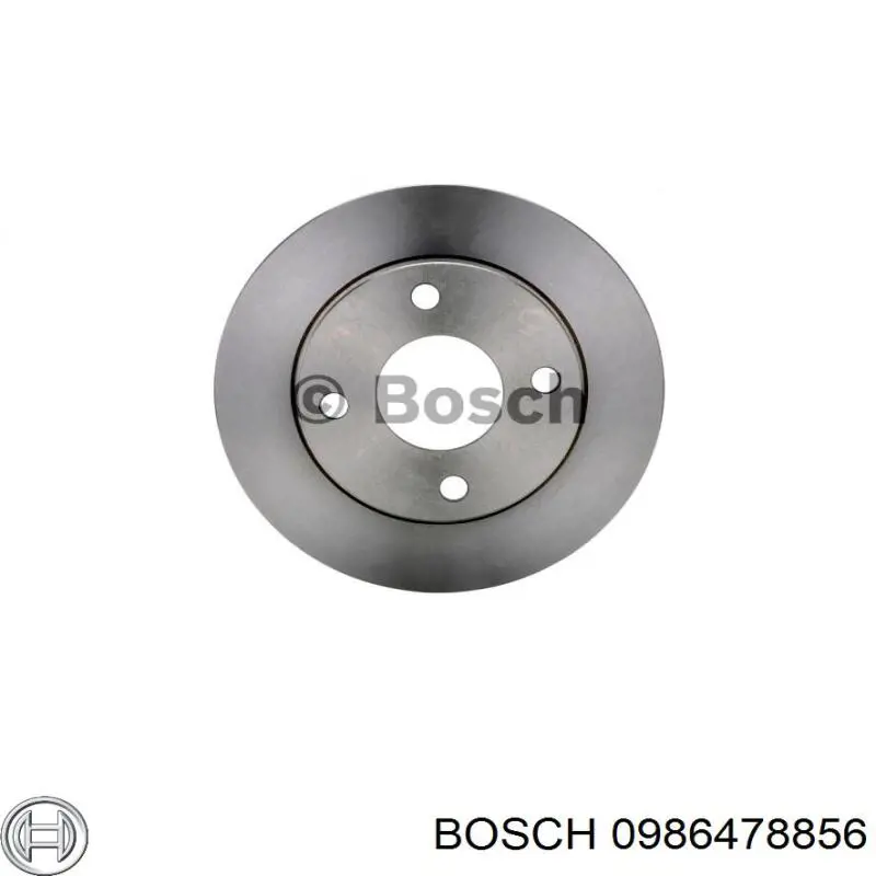 0986478856 Bosch disco de freno delantero