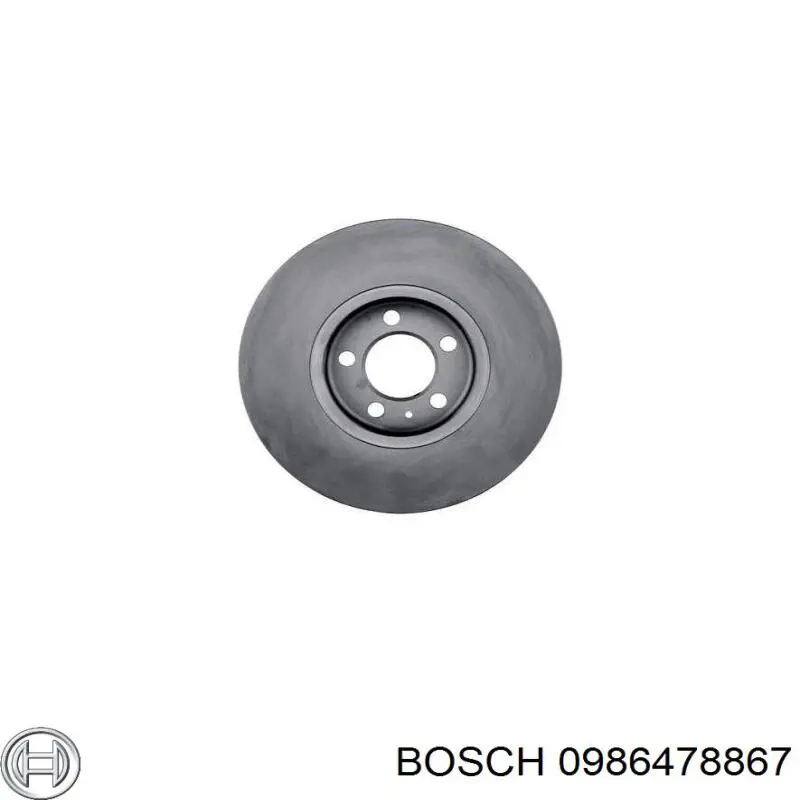 0 986 478 867 Bosch freno de disco delantero