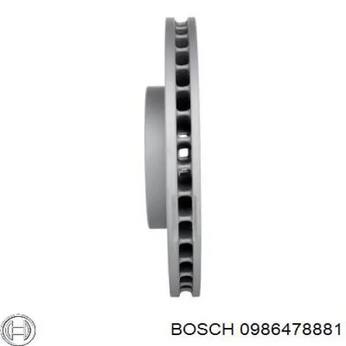 0986478881 Bosch disco de freno delantero
