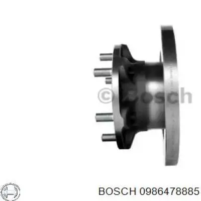 0 986 478 885 Bosch freno de disco delantero