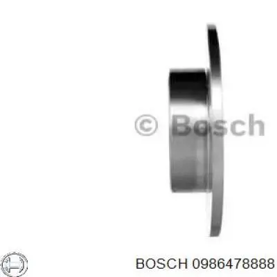 0986478888 Bosch disco de freno trasero