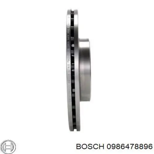 0986478896 Bosch freno de disco delantero