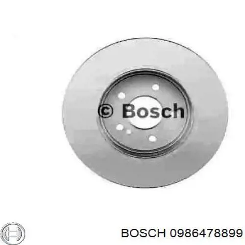 0986478899 Bosch disco de freno trasero