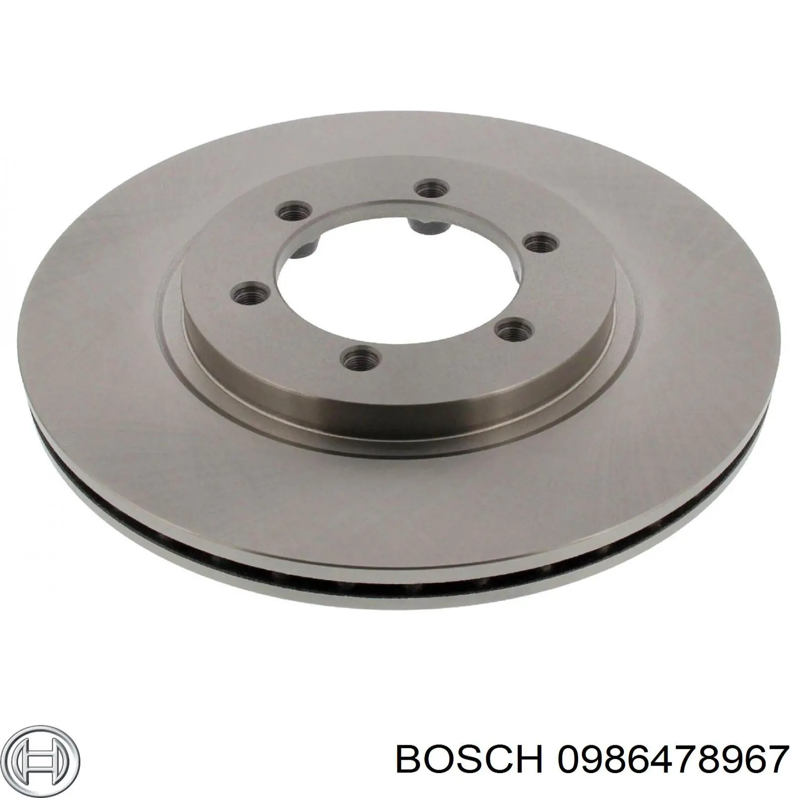 0986478967 Bosch disco de freno delantero