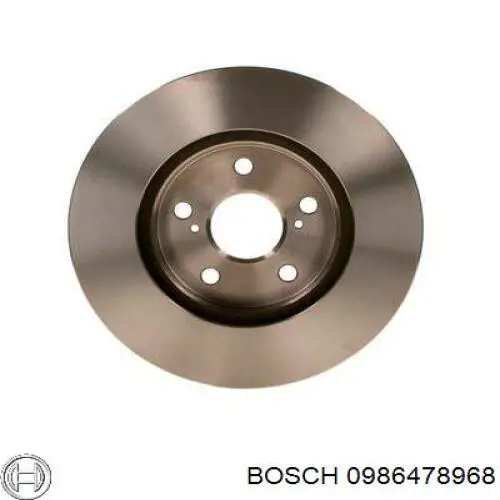 0986478968 Bosch disco de freno delantero
