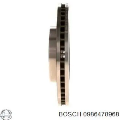 Disco de freno 0986478968 Bosch