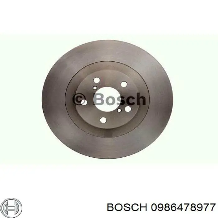 0986478977 Bosch disco de freno delantero