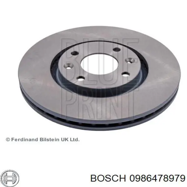 Freno de disco delantero Citroen C4 UD