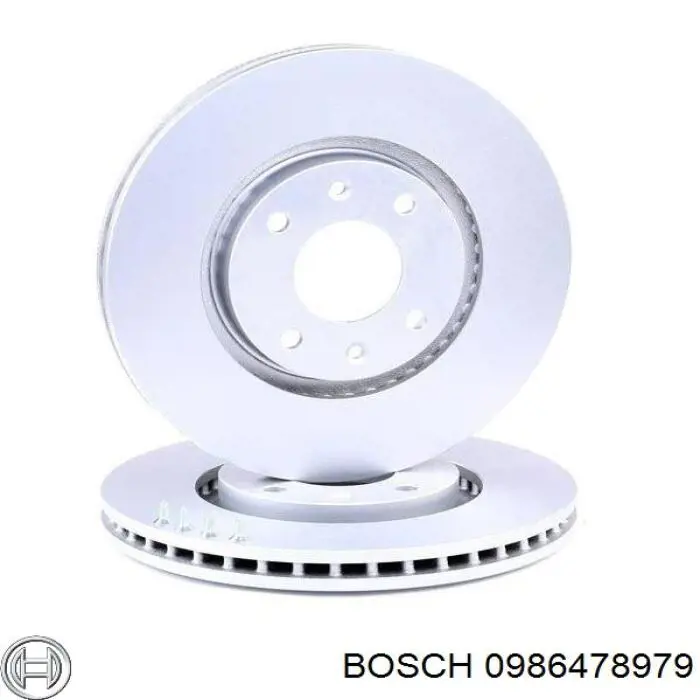 0986478979 Bosch disco de freno delantero