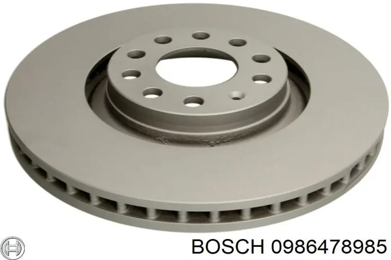 0 986 478 985 Bosch disco de freno delantero