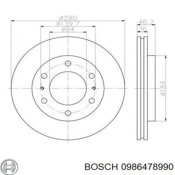 Comprar DI516C Japan Parts Freno de disco delantero
