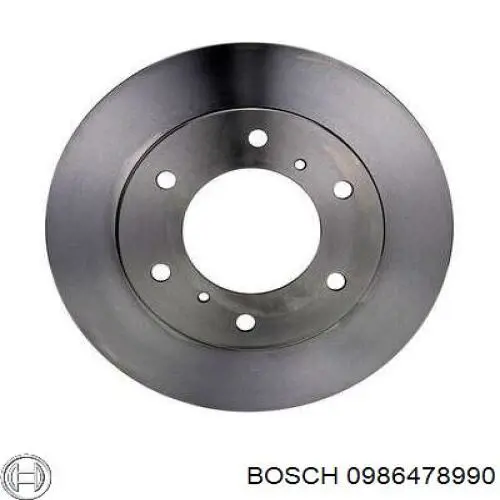 0986478990 Bosch disco de freno delantero