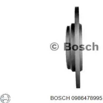 0 986 478 995 Bosch disco de freno trasero