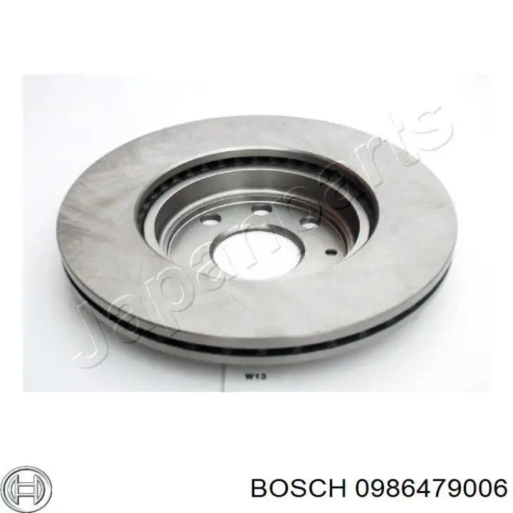 0986479006 Bosch freno de disco delantero