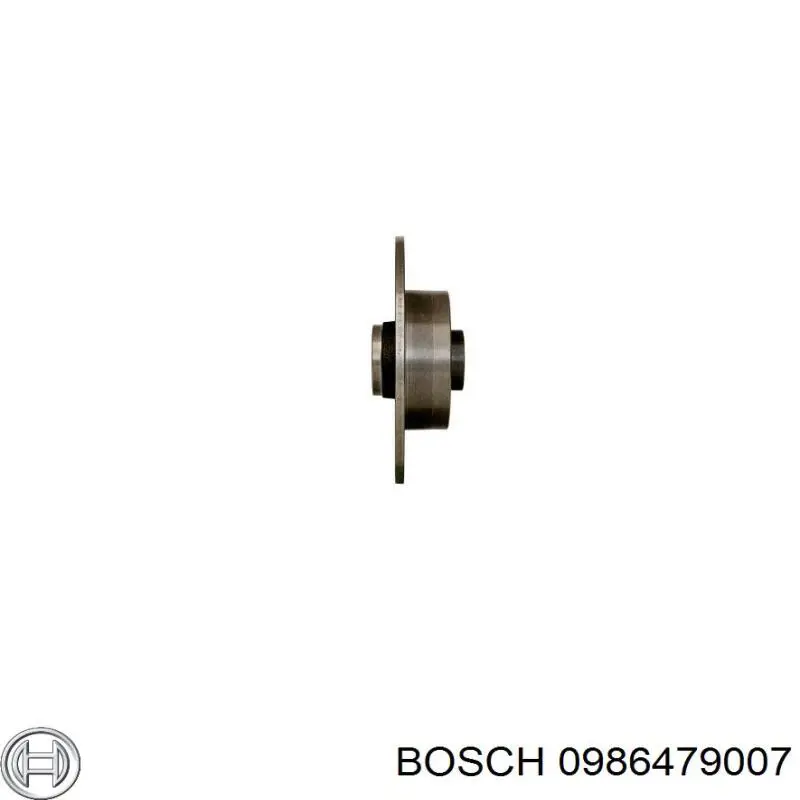 0 986 479 007 Bosch disco de freno trasero