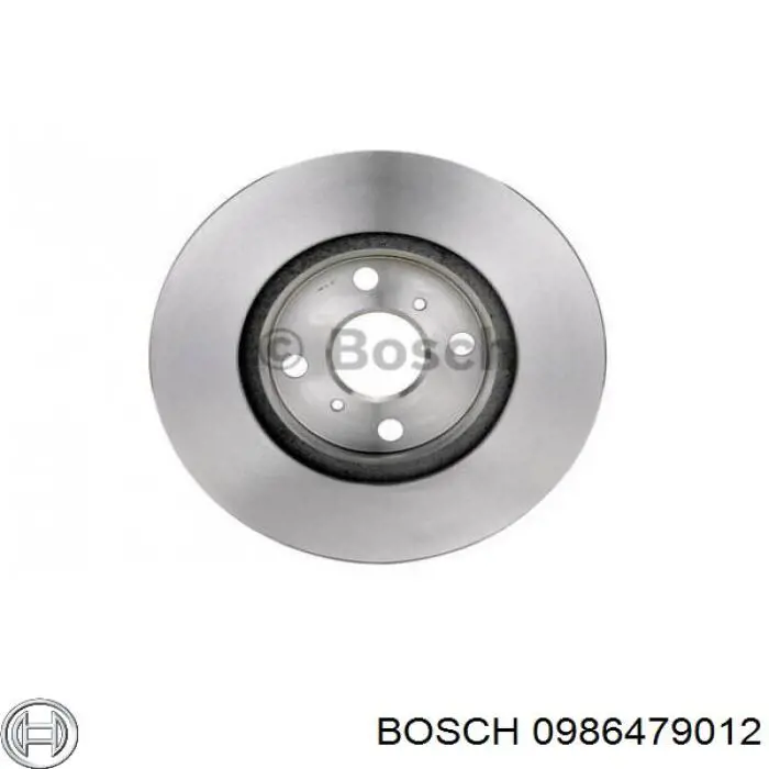 0986479012 Bosch freno de disco delantero