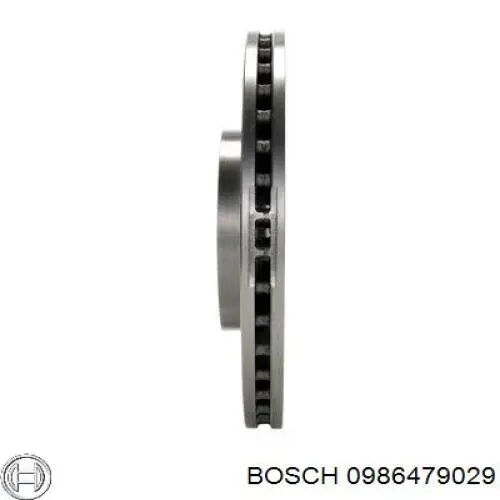 0 986 479 029 Bosch disco de freno delantero