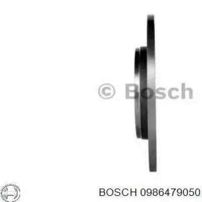 0986479050 Bosch disco de freno trasero