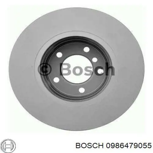 0986479055 Bosch freno de disco delantero