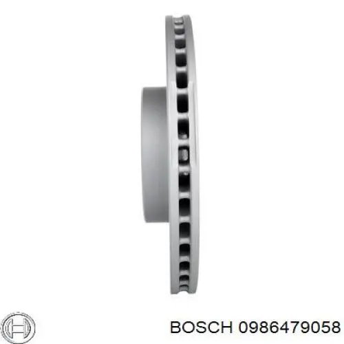Disco de freno 0986479058 Bosch