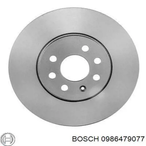 0 986 479 077 Bosch disco de freno delantero