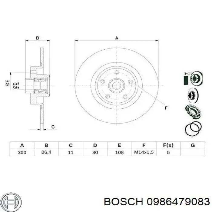 Disco de freno trasero Renault Espace 4 JK0