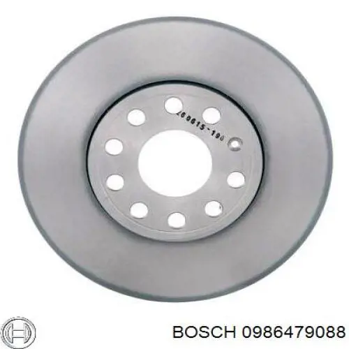 Freno de disco delantero Volkswagen Caddy 2 9K9