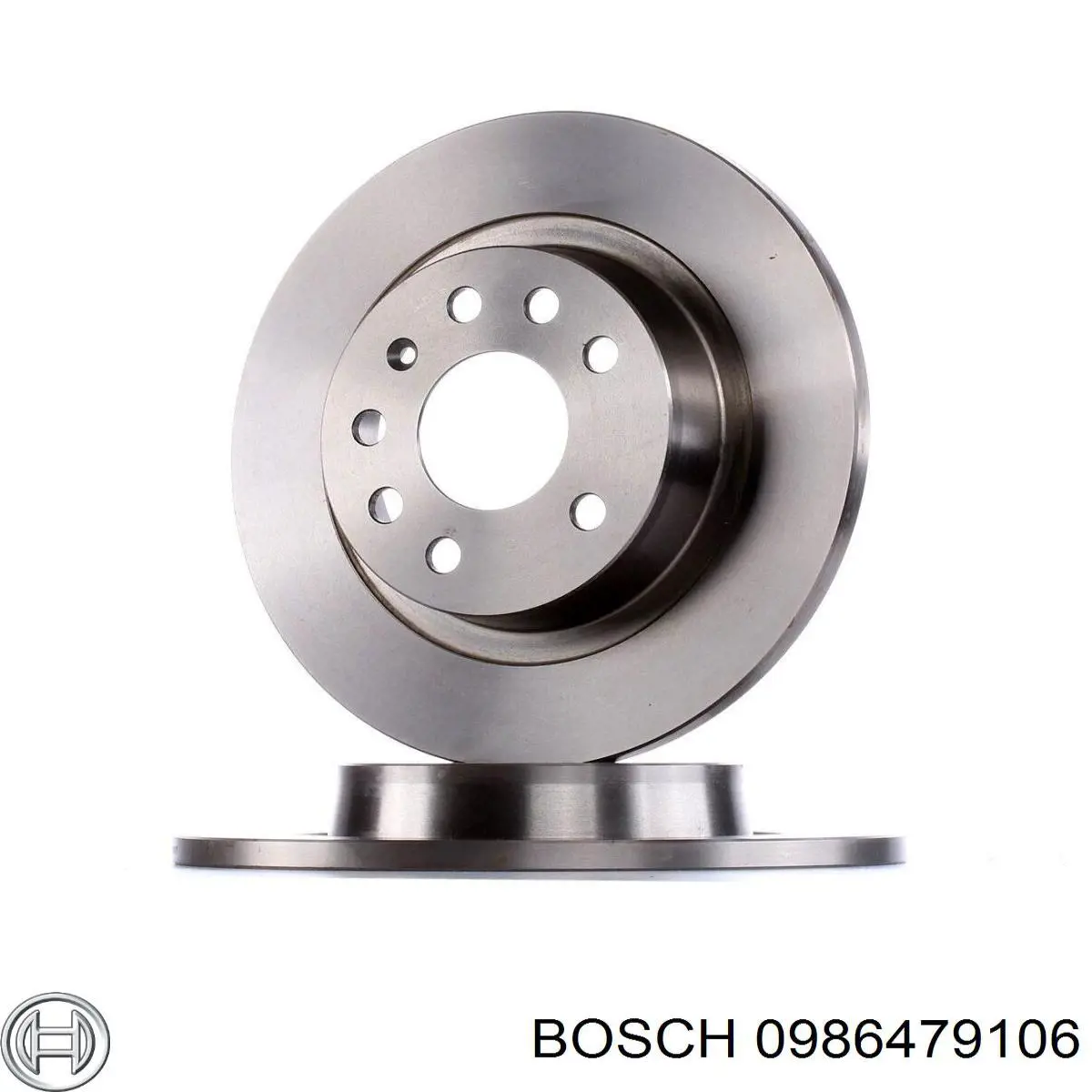 0986479106 Bosch disco de freno trasero
