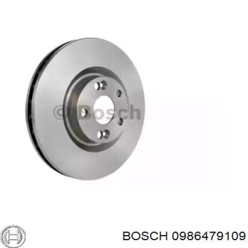 0986479109 Bosch disco de freno delantero