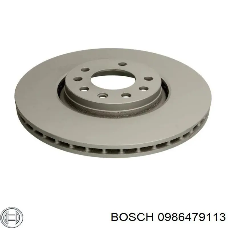 0986479113 Bosch disco de freno delantero