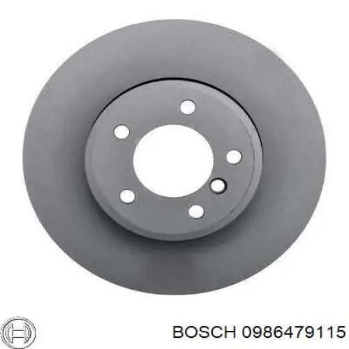 Disco de freno 0986479115 Bosch