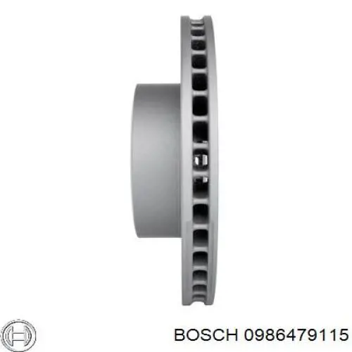 Disco de freno delantero Bosch 0986479115