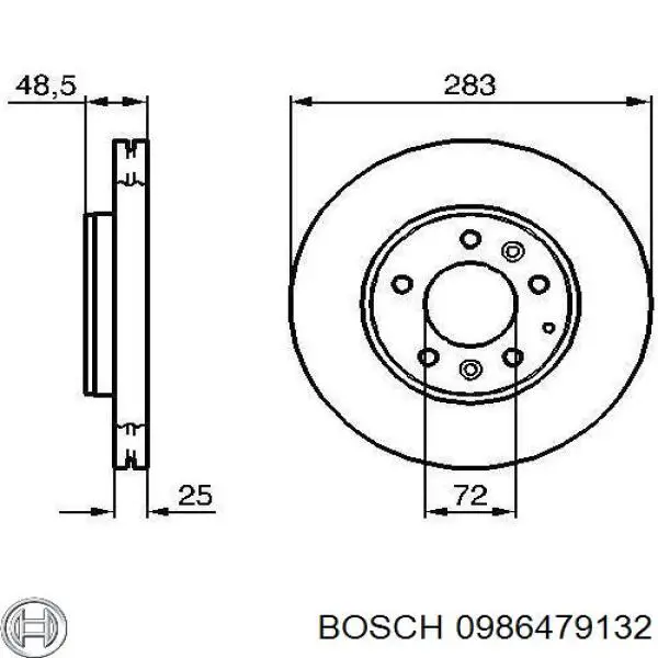 Freno de disco delantero Mazda 6 GY