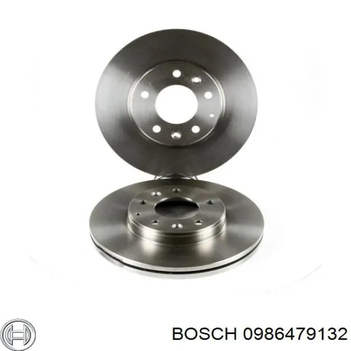 0 986 479 132 Bosch freno de disco delantero