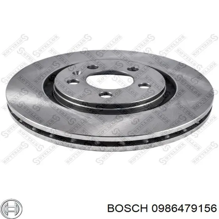 0986479156 Bosch freno de disco delantero