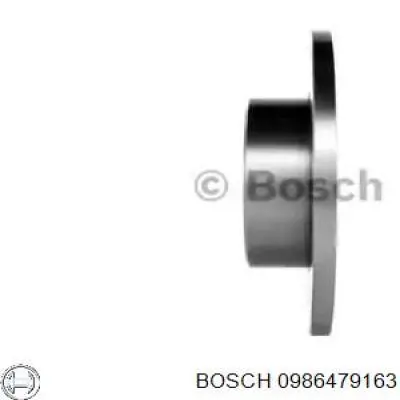 0986479163 Bosch disco de freno trasero