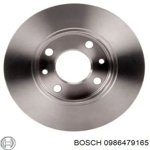 0986479165 Bosch disco de freno delantero