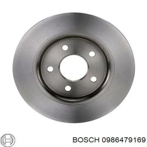Frenos traseros Bosch 0986479169