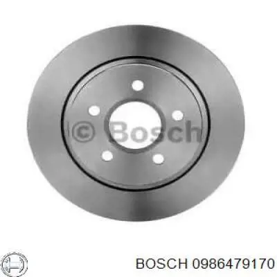 Disco de freno trasero Volvo V40 525, 526