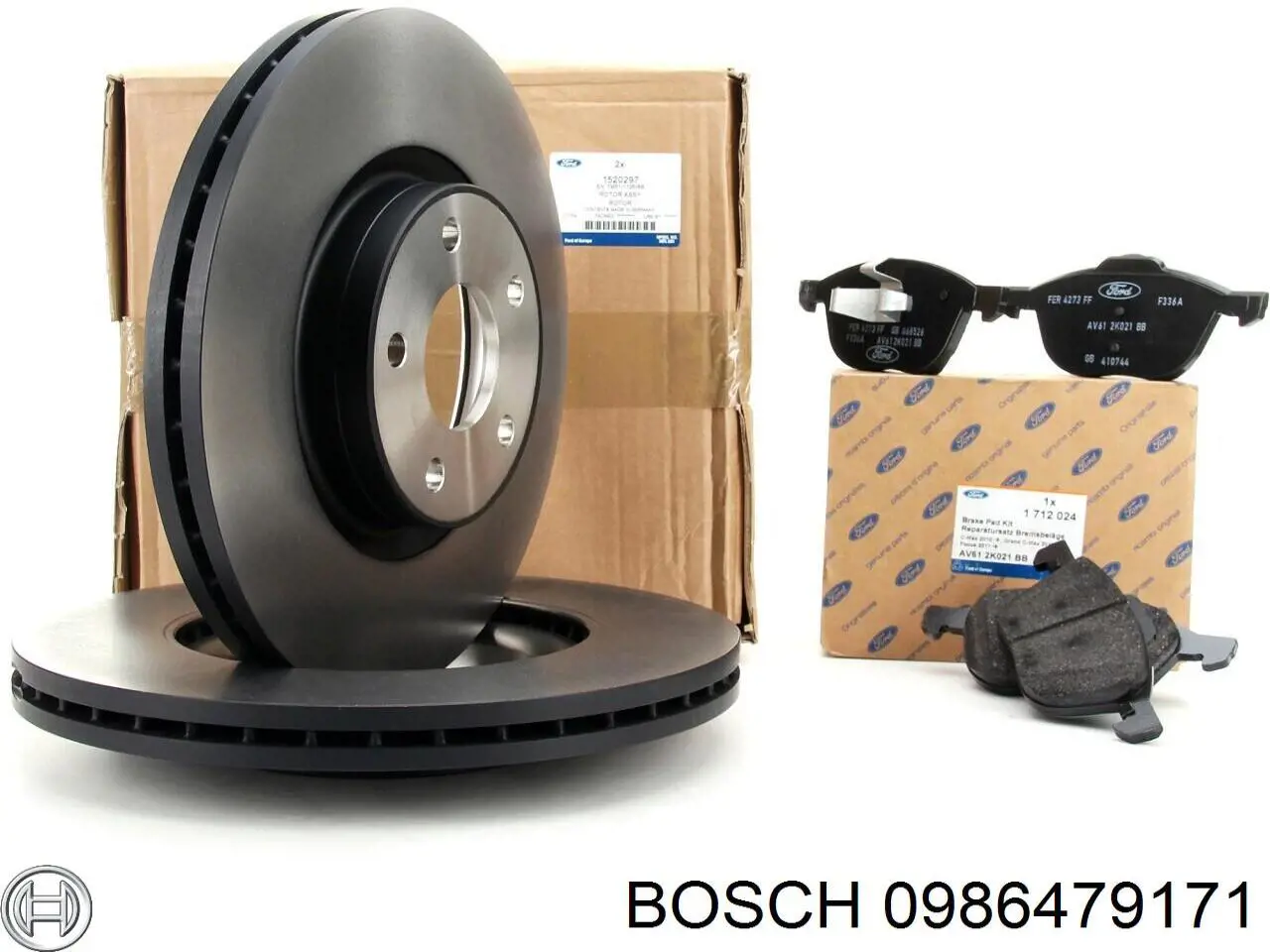 Freno de disco delantero Volvo V40 525, 526